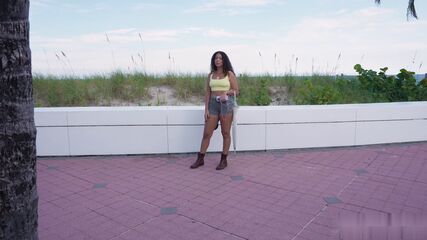 Thick Latina PAWG Bus Ride