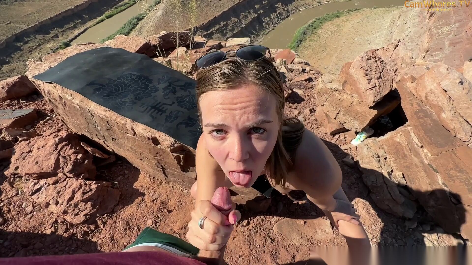 Canyon Edge POV Creampie