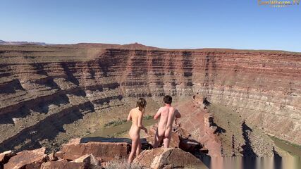 Outdoor Sex With Canyon View